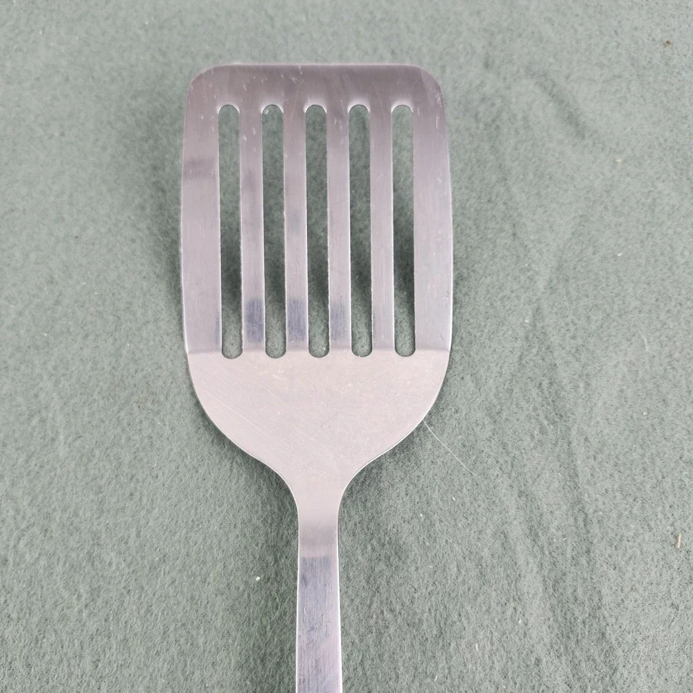 Temp-tations by Tara Blue Floral Lace Grandma Stainless Spatula Silicone Handle